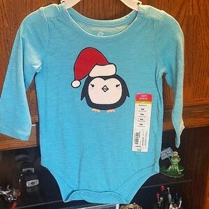 💕Very Cute Girl's "Okie Dokie" Onesie Size 9 Months